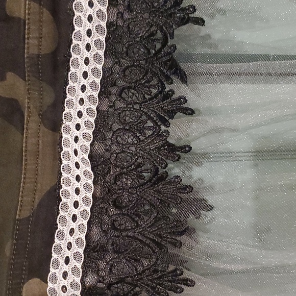 Upcycled Camo Embellished Jacket - Picture 3 of 9